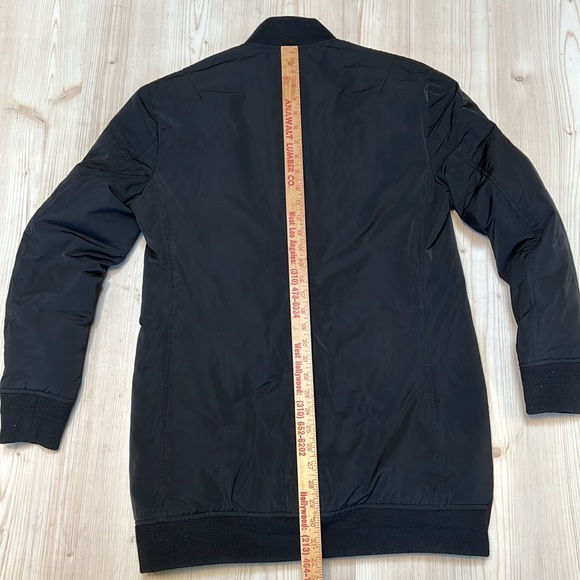 Solid Homme (Wooyoungmi) Long Black Bomber Jacket - Picture 9 of 12